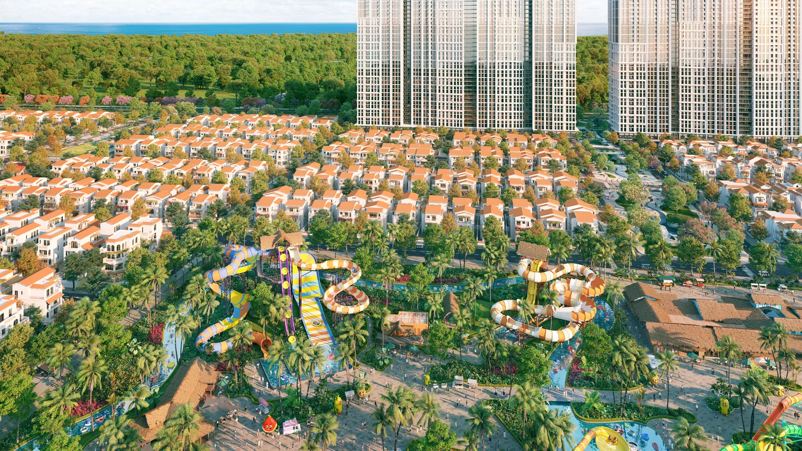 Biệt thự ven công viên nước Sun World — Blanca City