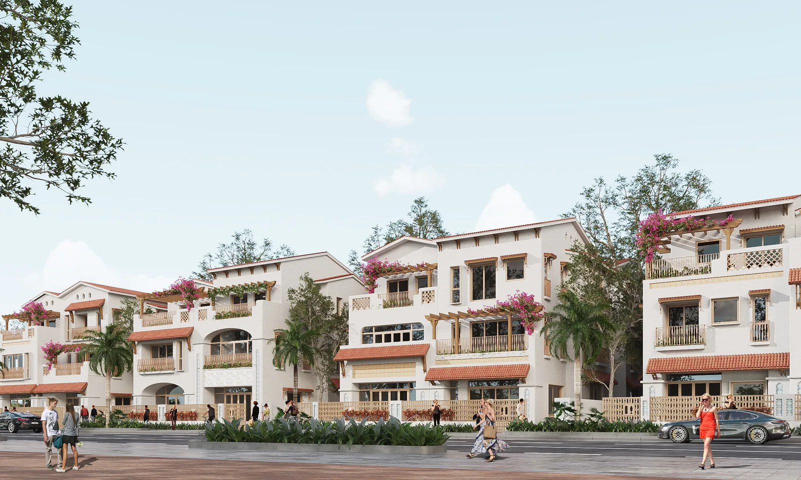 Biệt thự Casa Địa Trung Hải mặt tiền rộng — Blanca City