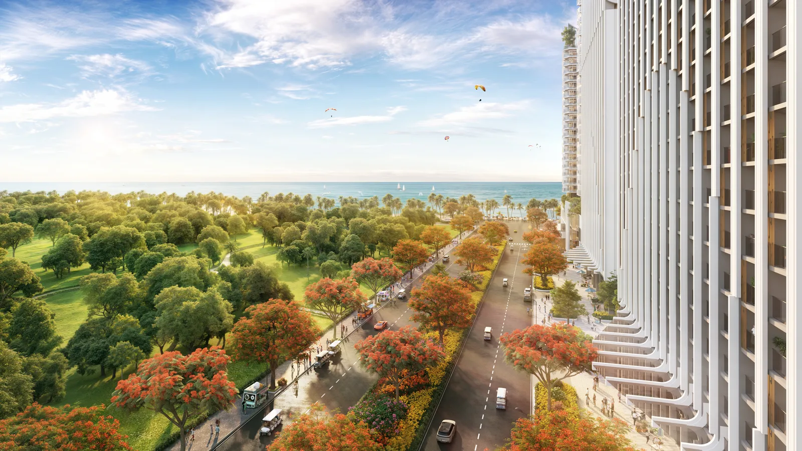 Đại lộ hoa hướng biển Blanca City — trục phát triển mới Vũng Tàu