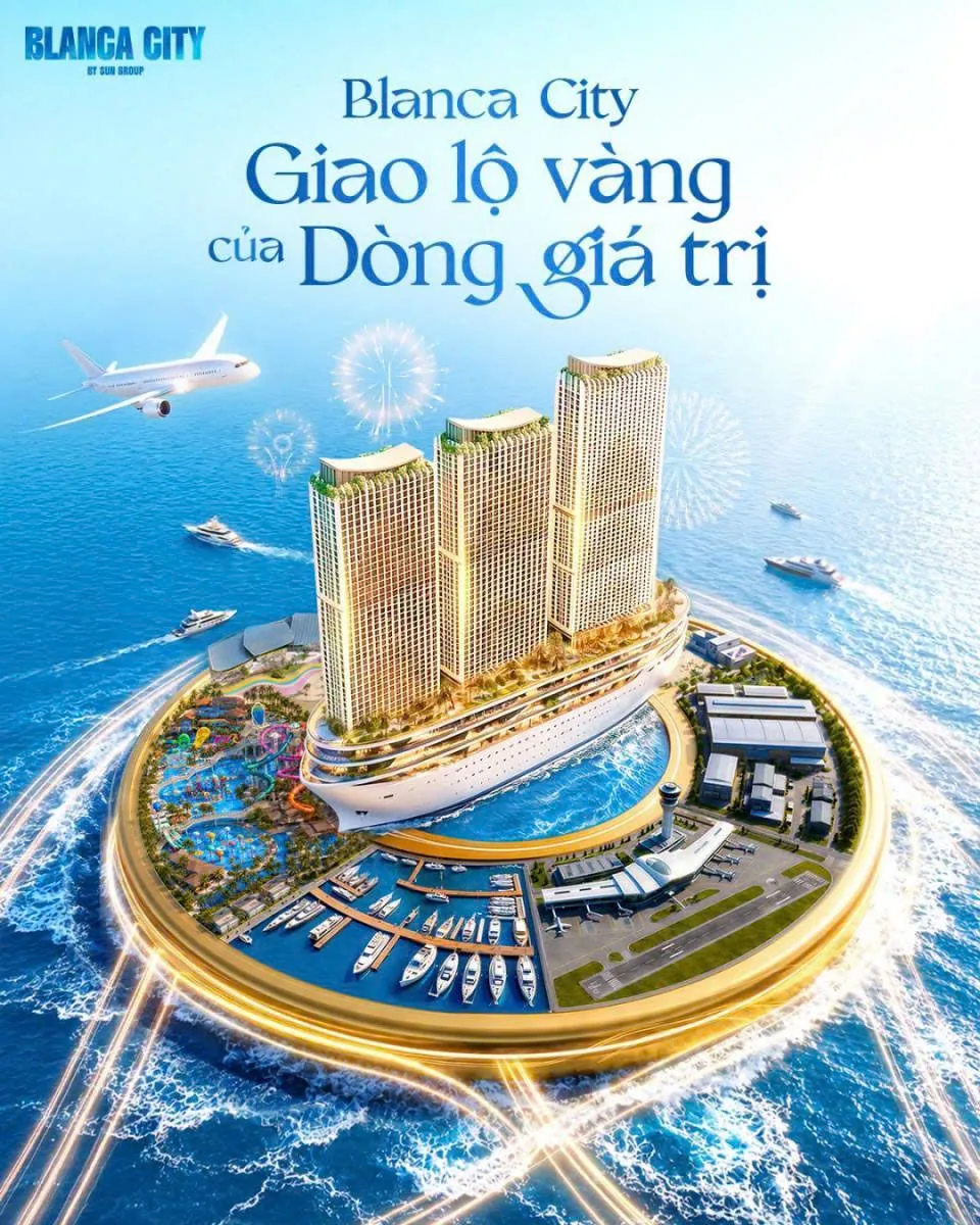 Blanca City giao lộ vàng kết nối biển, hàng không và đường bộ Vũng Tàu