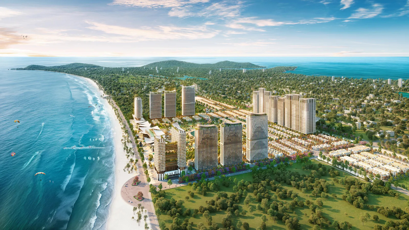 Toàn cảnh khu đất dự án Blanca City nhìn từ trên cao