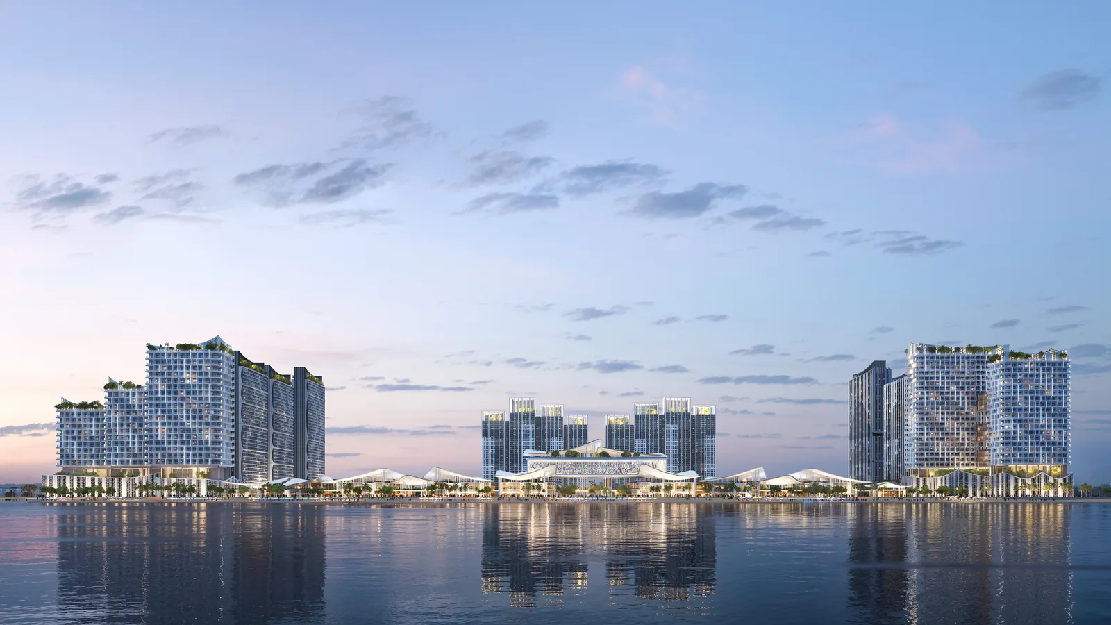 Phối cảnh tổng thể đại đô thị biển Blanca City Vũng Tàu của Sun Group