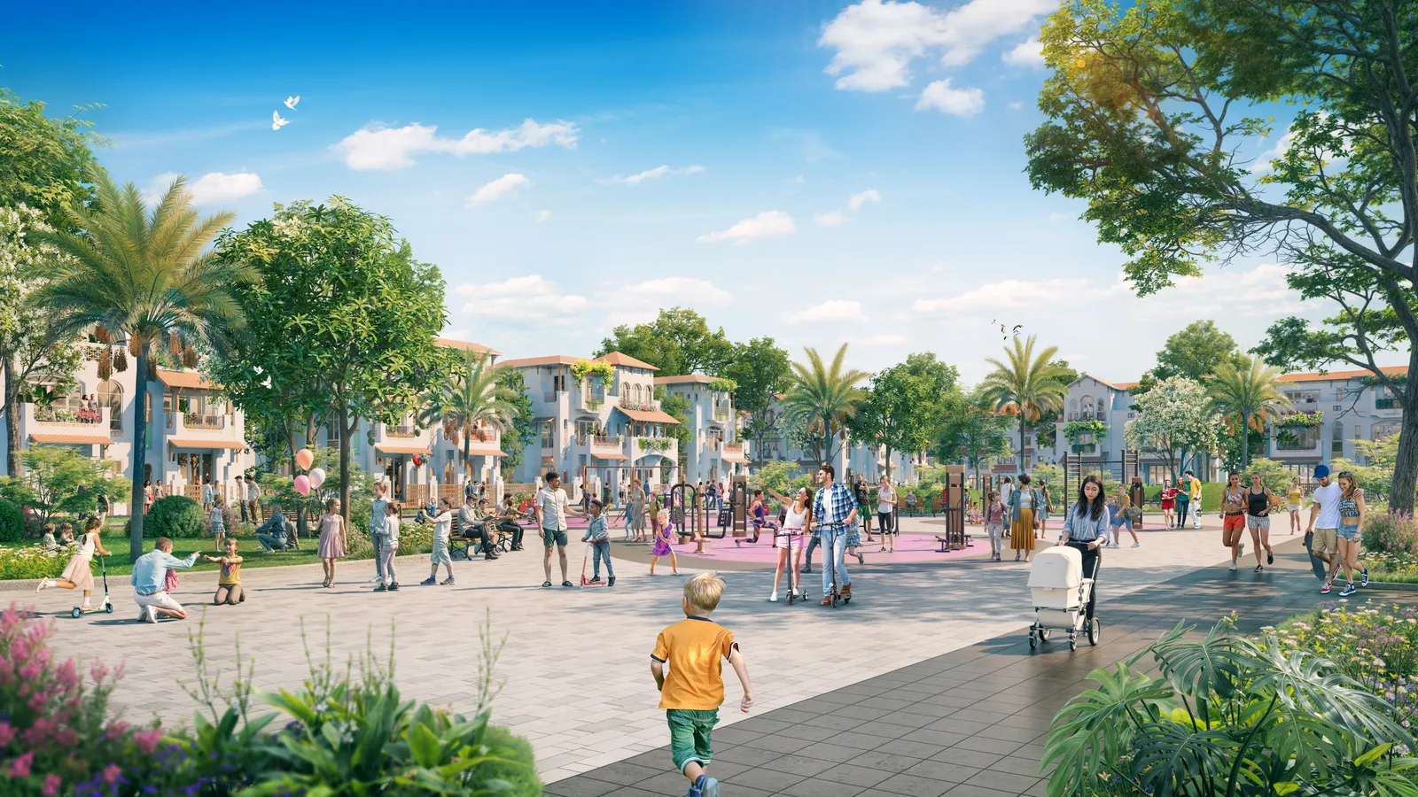 Công viên nội khu Blanca City — một trong hệ công viên chủ đề