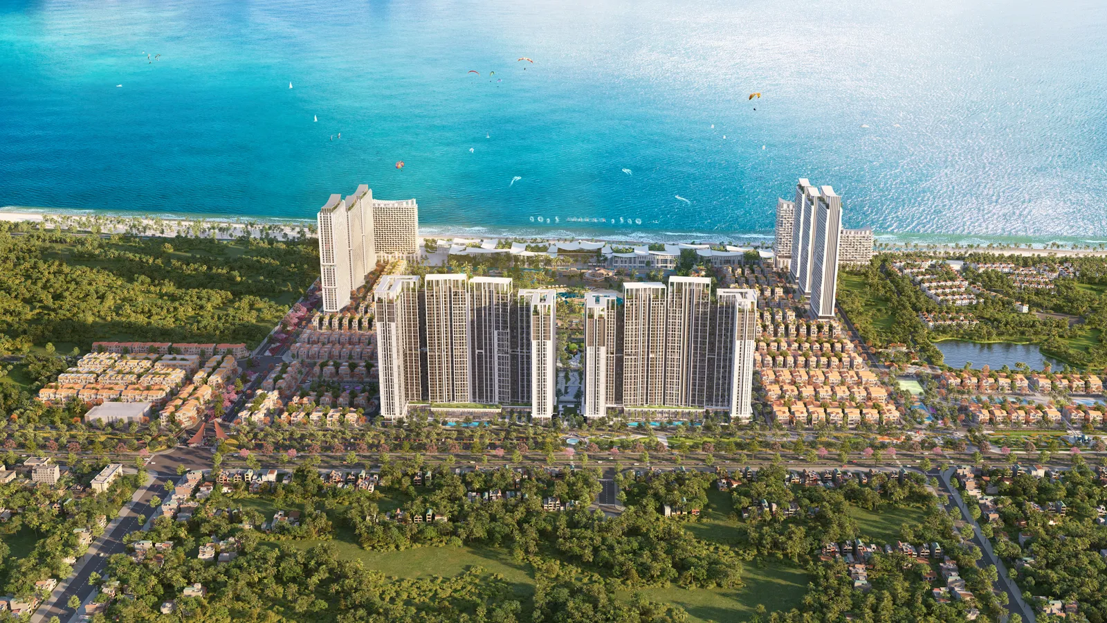 Không gian sống căn hộ Beacon hướng biển