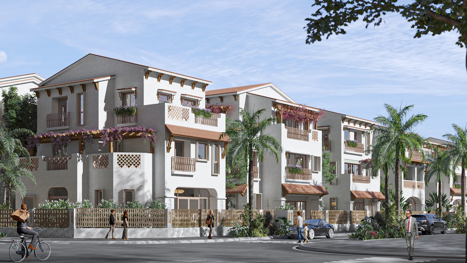 Phối cảnh biệt thự Casa đơn lập — Blanca City (ảnh Sun Group)