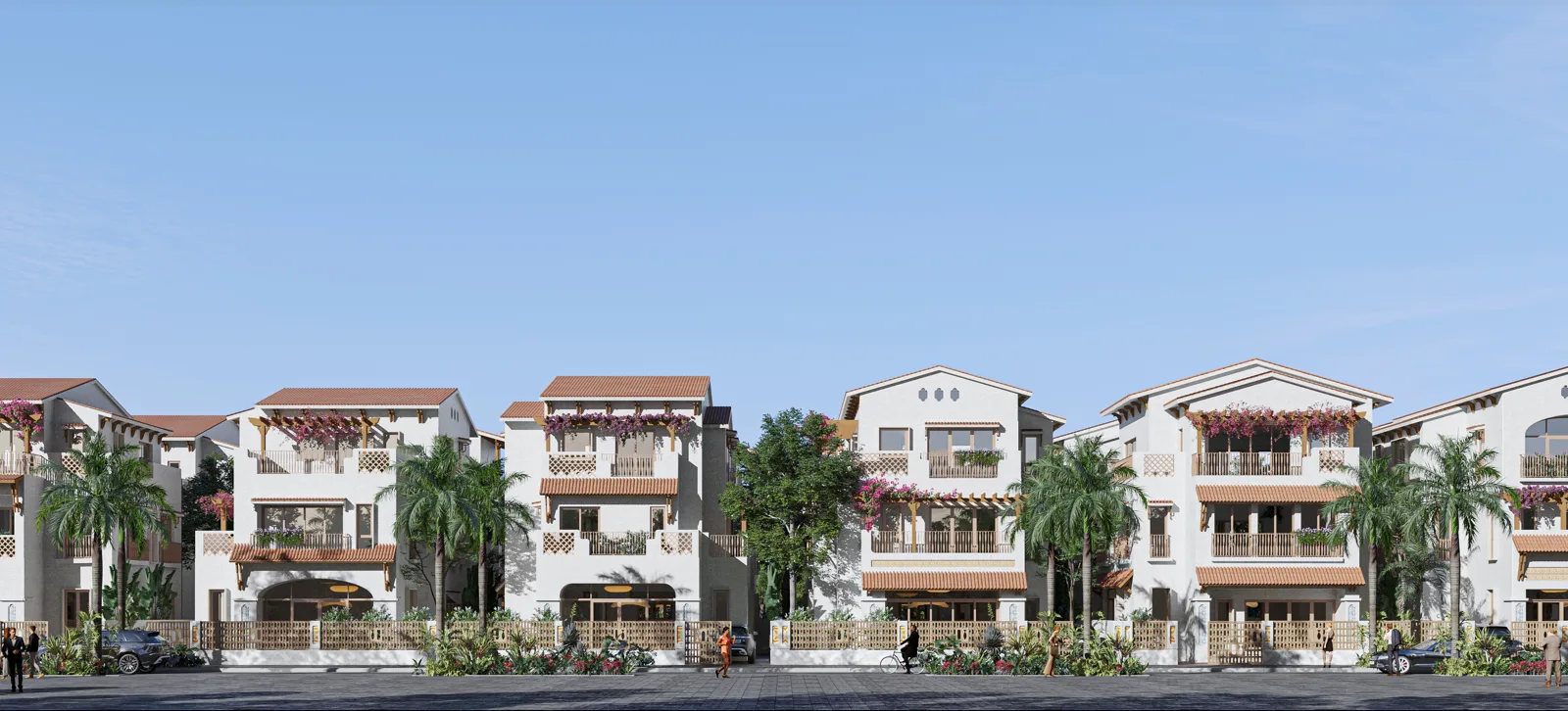 Casa Grand Villa Blanca City — góc nhìn kiến trúc