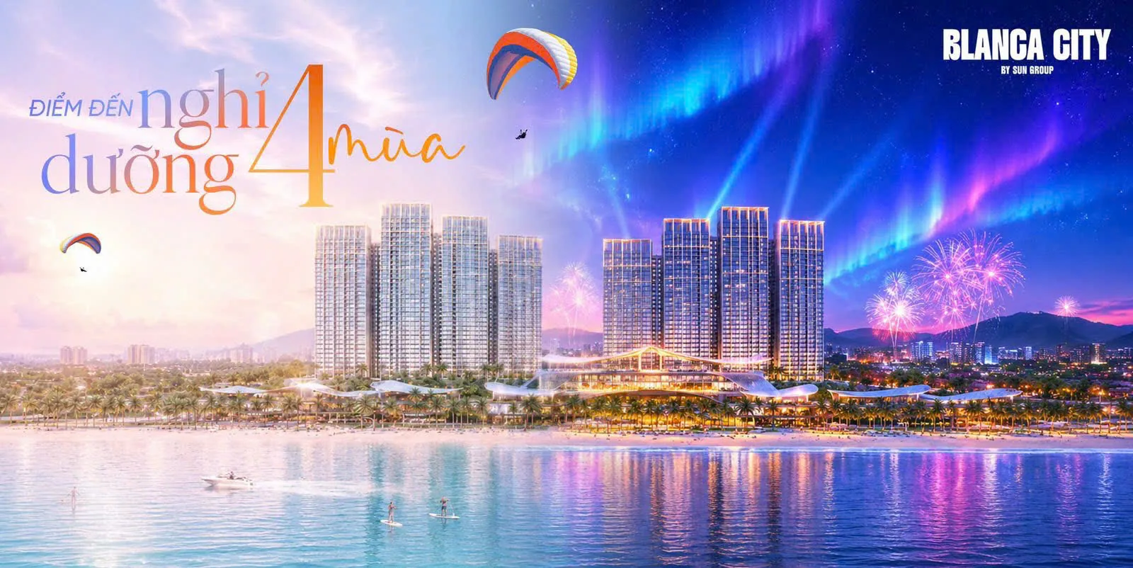 Blanca City về đêm — pháo hoa & lễ hội bên bờ biển Vũng Tàu